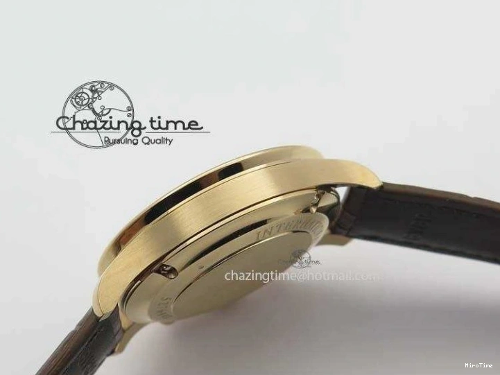 MIROTIME 0416 Portuguese Chrono RG IW371480 ZF 1:1 Best Edition White Dial On Brown Leather Strap A7750 V HighPerformance 7266